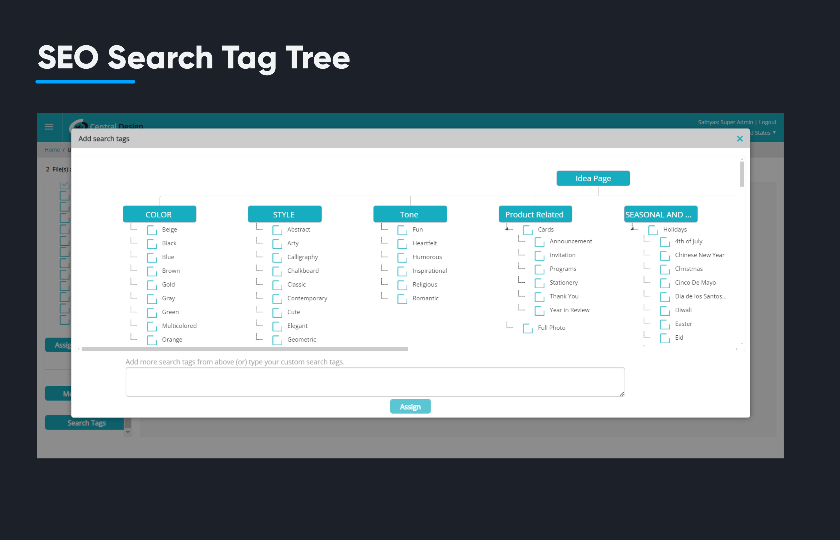 search tag tree